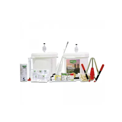 Wein selber machen, Wein selber machen Set - Startpaket MAXI mit Anleitung, Instruction language:Englisch