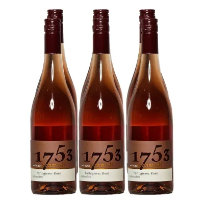 Weingut Schmidt Portugieser Rosé halbtrocken 11,0 % vol 6 x 0,75 Liter