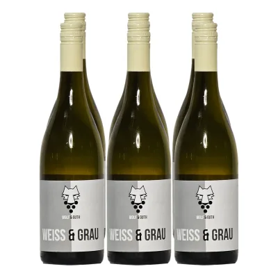 Weingut Wolf & Guth Weiss & Grau trocken 12,5 % vol 6 x 0,75 Liter