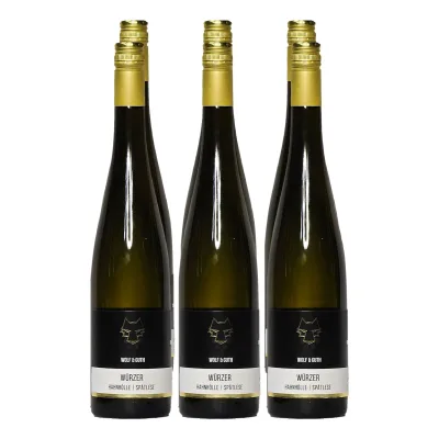 Weingut Wolf & Guth Niedermoscheler Hahnhölle Würzer Spätlese 10,0 % vol 6 x 0,75 Liter