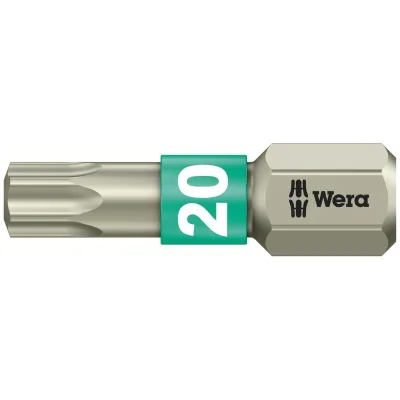 Wera 3867/1 TS TX 1/4 BitBit, Länge 25 mm, TX 20