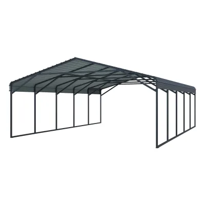 Westmann Carport Kopenhagen L Grau   791x597x298cm