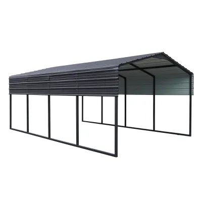 Westmann Carport Kopenhagen M Grau   596x366x261cm