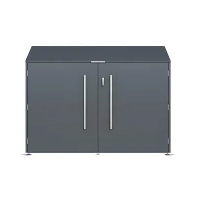 Westmann Fahrradgarage Linea anthrazit   100x200x154cm