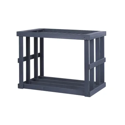 Westmann Holz Kaminholzregal Stephan   Anthrazit   52x108x74 cm