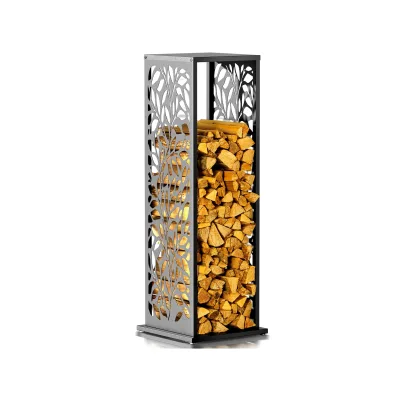Westmann Kaminholzregal Luma Flow Anthrazit   37,5x37,5x112cm