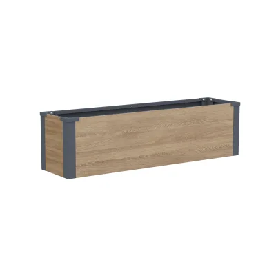 Westmann Pflanzkasten Talus M Holzoptik   25x100x27cm