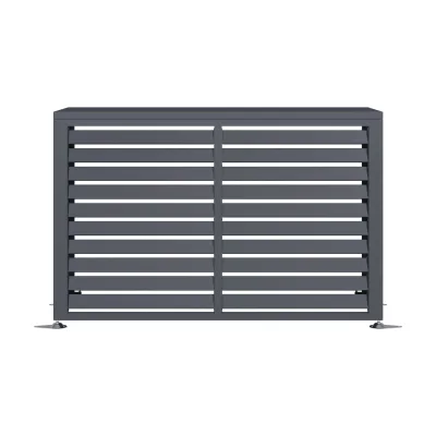 Westmann Verkleidung Wärmepumpe Boxa M   Anthrazit Anthrazit   56x140x97cm