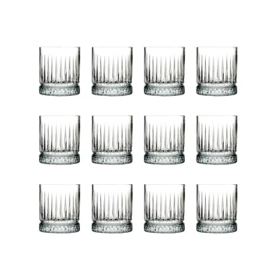 Whiskygläser, Whiskybecher - Elysia, 12er-Set, Stilvolle Gläser für Whisky & mehr, 210ml