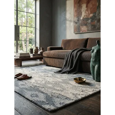 Wollteppich Ethno Blau 160 x 230 cm - SOAR   Kadima Design