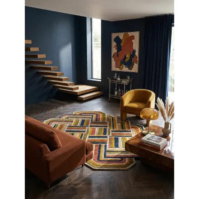 Wollteppich Hoch-Tief Terrakotta 160 x 230 cm - SOAR   Kadima Design