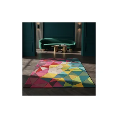 Wollteppich schmutzabweisend Bunt 200 x 290 cm - DERWENT   Kadima
