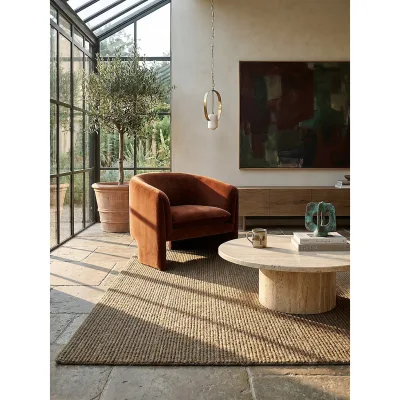 Wollteppich uni Erdtöne 200 x 290 cm - ALNE   Kadima Design