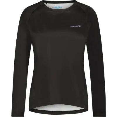 Woman's SAIKO Long Sleeve warm Printed, black