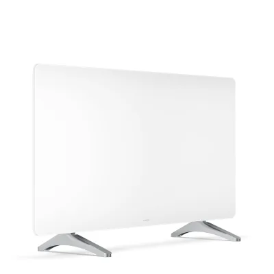 Wonderglass Infrarot-Panel   720 W   8 - 15 m²   Modernes Glas-Design   120 cm x 68 cm Weiß 720 W
