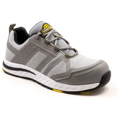 WorkPower Rual-Tex Sicherheitshalbschuh Tyler S1P Gr. 46 grau