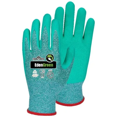 WorkPower RualTex Gartenhandschuh Eden Green Gr. 8 mintgrün