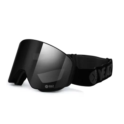 YEAZ Magnet-Ski-Snowboardbrille schwarz/schwarz APEX