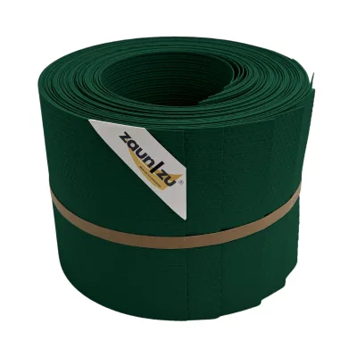 zaun zu® Sichtschutzstreifen Delux-R Einzelstreifen Wabenstruktur Grün 10x 2,55m