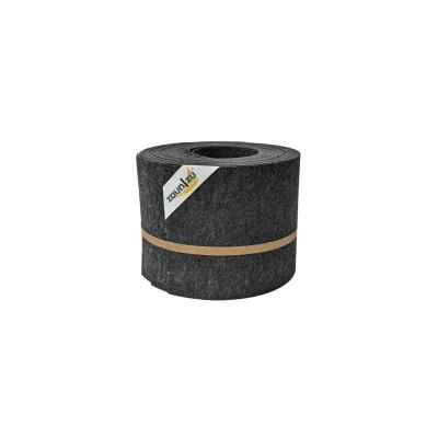 zaun zu® Sichtschutzstreifen Design Vlies für Doppelstabmatten Schwarzgrau 10x 2,55m