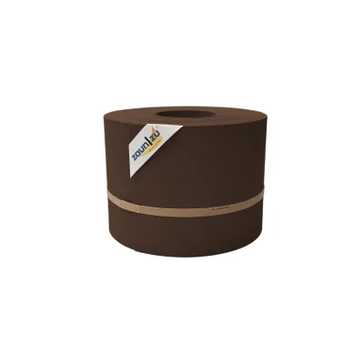 zaun zu® Sichtschutzstreifen PP für Doppelstabmatten Zaunblende Braun, 35m