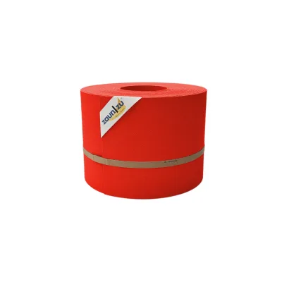 zaun zu® Sichtschutzstreifen PP für Doppelstabmatten Zaunblende Rot, 35m