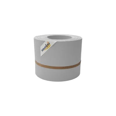 zaun zu® Sichtschutzstreifen PP Sichtschutzstreifen Doppelstabzaun Lichtgrau,10x 2,55m