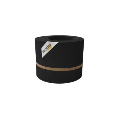 zaun zu® Sichtschutzstreifen PP Sichtschutzstreifen Doppelstabzaun Schwarz,10x 2,55m