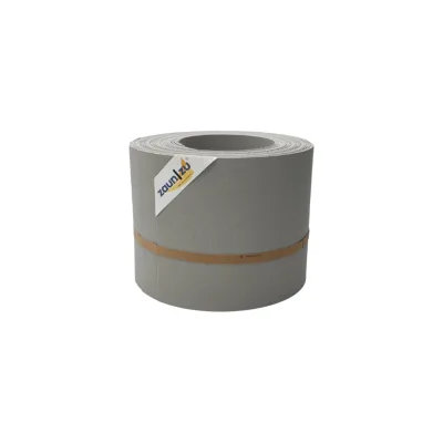 zaun zu® Sichtschutzstreifen PP Sichtschutzstreifen Doppelstabzaun Steingrau,10x 2,55m