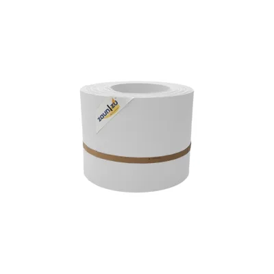 zaun zu® Sichtschutzstreifen PP Sichtschutzstreifen Doppelstabzaun Weiß,10x 2,55m