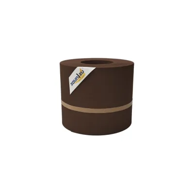 zaun zu® Sichtschutzstreifen Premium für Doppelstabmatten Zaunblende Braun, 26m
