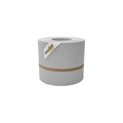 zaun zu® Sichtschutzstreifen Premium für Doppelstabmatten Zaunblende Lichtgrau, 26m