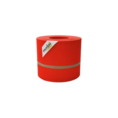 zaun zu® Sichtschutzstreifen Premium für Doppelstabmatten Zaunblende Rot, 26m