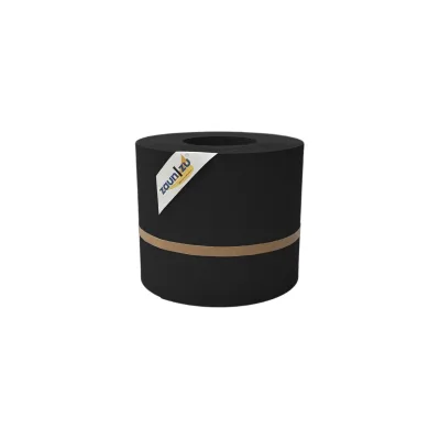 zaun zu® Sichtschutzstreifen Premium für Doppelstabmatten Zaunblende Schwarz, 26m