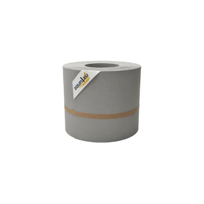 zaun zu® Sichtschutzstreifen Premium für Doppelstabmatten Zaunblende Steingrau, 26m