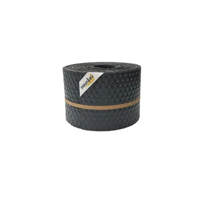 zaun zu® Sichtschutzstreifen Rattan für Doppelstabmatten Anthrazit 10x 2,55m