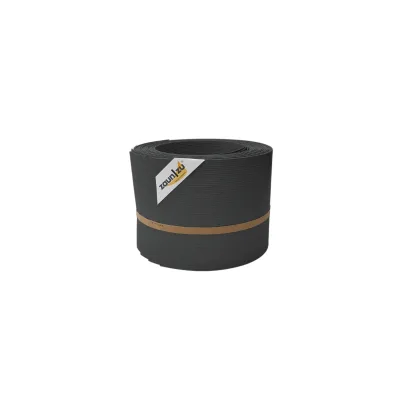 zaun zu® Sichtschutzstreifen Rille 10x Einzelstreifen 2,55m Sichtschutz Anthrazit, 10 x 2,55m