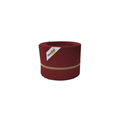 zaun zu® Sichtschutzstreifen Rille 10x Einzelstreifen 2,55m Sichtschutz Bordeauxrot, 10 x 2,55m