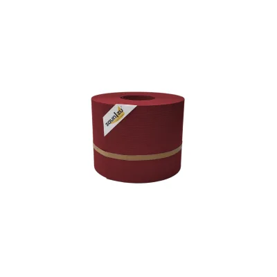 zaun zu® Sichtschutzstreifen Rille für Doppelstabmatten Zaunblende Bordeauxrot 35m