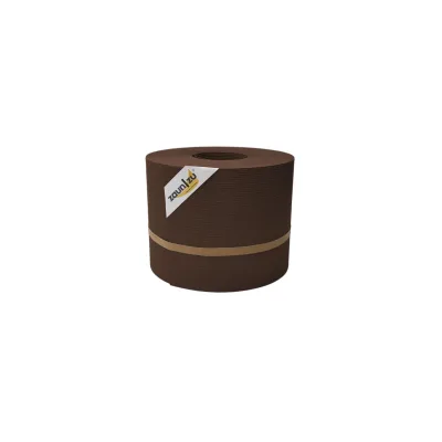 zaun zu® Sichtschutzstreifen Rille für Doppelstabmatten Zaunblende Braun 35m