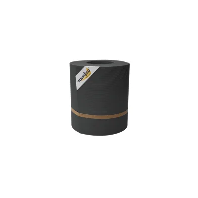 zaun zu® Sichtschutzstreifen Rille Maxi Rolle für Doppelstabmatten 24cm hoch Anthrazit 26m