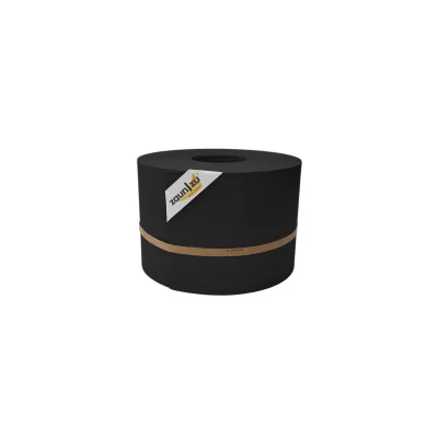 zaun zu® Sichtschutzstreifen Rille PP für Doppelstabmatte Zaunblende Schwarz 50m