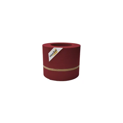 zaun zu® Sichtschutzstreifen Rille PP für Doppelstabmatten Zaun Bordeauxrot 26m