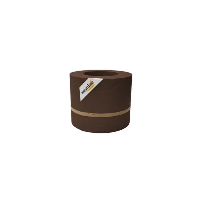 zaun zu® Sichtschutzstreifen Rille PP für Doppelstabmatten Zaun Braun 26m