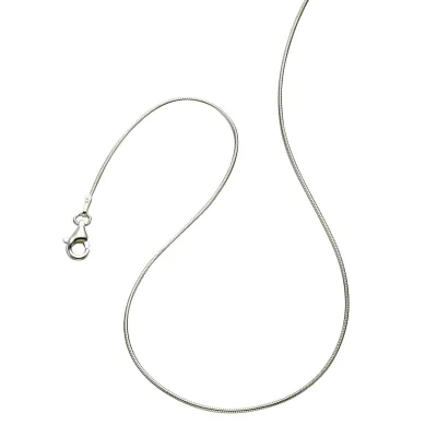 Zeeme Basic Collier 925/- Sterling Silber Schlangenkette