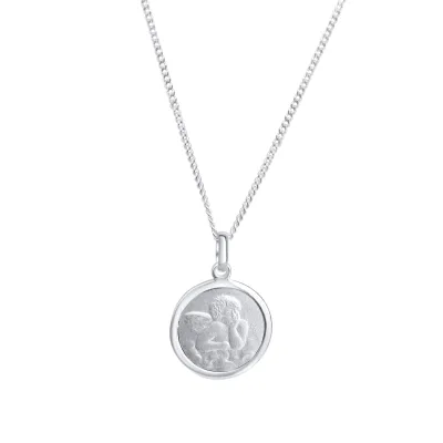 Zeeme for Kids Halskette Silber 925 Engel-Motiv 36/38cm