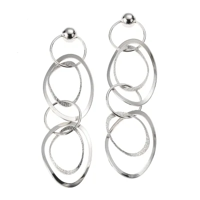 Zeeme Silber Ohrringe 925 Silber rhodiniert