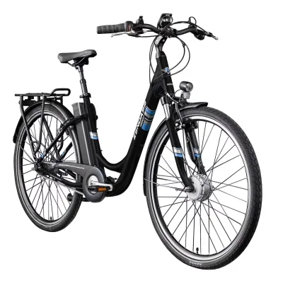 Zündapp Green 3.7 E Bike Damen 28 Zoll Pedelec 7 Gang Elektrofahrrad ab 150 cm Damenfahrrad retro Hollandrad mit Nabenschaltung