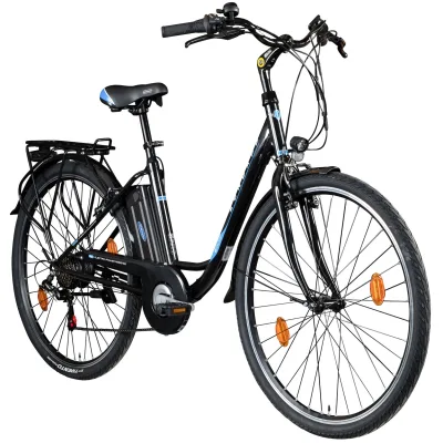 Zündapp Z505 E Bike Damen 28 Zoll Pedelec 160 - 185 cm 6 Gang Damenfahrrad E Fahrrad Hollandrad mit Licht