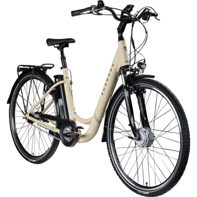 Zündapp Z517 E Bike 28 Zoll Pedelec Hollandrad E Fahrrad Damen 160 - 185 cm mit 7 Gang Nabenschaltung Rücktritt Citybike Nabenmotor